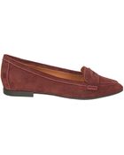 Franco Sarto Joella Suede Penny Loafers - Lyst
