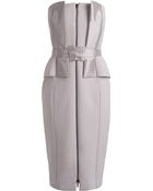 Amanda Wakeley Misora Strapless Corset Dress - Lyst