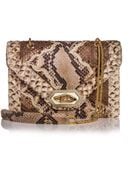 Marchesa Daphne Python Envelope Shoulder Bag - Lyst