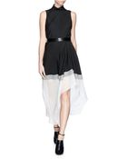 Theory 'Dexas' Colourblock Ruffle Hem Dress - Lyst