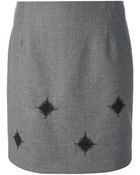 Sharon Wauchob Beaded Embroidery Straight Skirt - Lyst