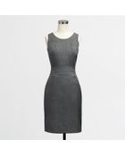 J.Crew Factory Tailored Shift Dress in Lightweight Wool - Lyst