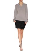 Maison Martin Margiela Knit Top With Cutout Racerback - Lyst