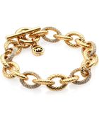 Michael Kors Skorpios Braided Link Toggle Bracelet - Lyst