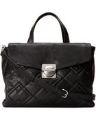 Marc By Marc Jacobs Circle in Square Quilted Satchel - Lyst