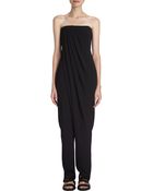 Givenchy Cady Strapless Jumpsuit - Lyst