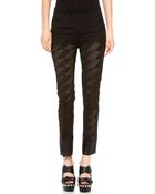 Costume National Cropped Trousers - Black - Lyst
