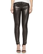 Stella McCartney Skinny Coated Stretch Denim Jeans - Lyst