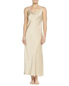 Donna Karan New York Glamour Washed Silk Long Gown - Lyst