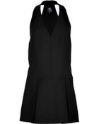 McQ by Alexander McQueen Wool-Blend Halter Neck Cocktail Dress - Lyst