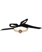 Topshop Metal and Velvet Choker - Lyst