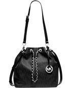 Michael Kors Michael Frankie Large Drawstring Convertible Shoulder Bag - Lyst
