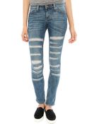 Jet By John Eshaya Slim Vintage Thrashed Jean With Liner - Lyst