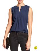 Banana Republic Factory Pressed Placket Shell - Lyst