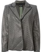 Giorgio Armani Tweed Blazer - Lyst