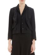 Nina Ricci Ruffle-Front Jacket - Lyst