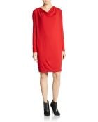 Eileen Fisher Long Sleeved Jersey Dress - Lyst