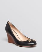 Tory Burch Wedge Pumps - Lowell - Lyst