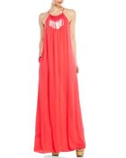 BCBGeneration Berry Fringe Maxi Dress - Lyst