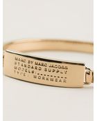 Marc By Marc Jacobs Logo Bracelet - Lyst