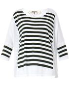 Easton Pearson Take Away Arafura Striped Jersey Top - Lyst