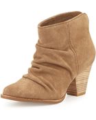 Splendid Rodeo Nut Suede Bootie - Lyst