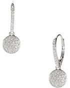 Nadri Pave Drop Earrings - Lyst