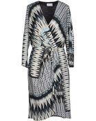 Class Roberto Cavalli Short Dress - Lyst