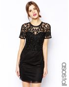 Asos Tall Baroque Embellished Shift Dress - Lyst