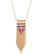 Nakamol Long Beaded Tribal Necklace - Lyst