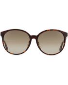 Gucci Gg-Temple Butterfly Sunglasses - Lyst