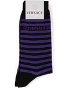 Versace Logo Socks - Lyst