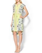 BCBGMAXAZRIA Tie Waist Dress - Lyst