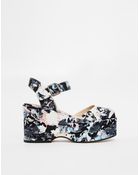 Asos Paw Print Flatforms - Lyst