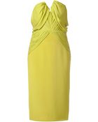Cushnie Et Ochs Draped Off-Shoulder Dress - Lyst