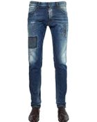 DSquared2 16.5Cm Cool Guy Fit Printed Denim Jeans - Lyst