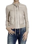 Patrizia Pepe Bomber Pelle - Lyst