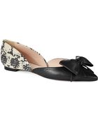 Kate Spade General Pointed Toe Flats - Lyst