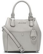 Michael Kors Greenwich Medium Saffiano Leather Satchel - Lyst