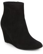 Via Spiga Abri Suede Wedge Ankle Boots - Lyst
