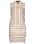 Elie Saab Short Dress - Lyst