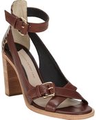 10 Crosby Derek Lam Safra Anklestrap Sandals - Lyst