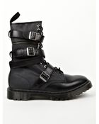 Dr. Martens Mens Black Styrene Bondage Boots - Lyst