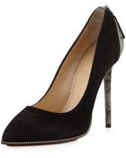 Charlotte Olympia Monroe Unzipped Print-Heel Pump - Lyst