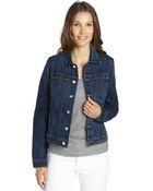Koral 8 Month Dark Wash Cotton Denim Jacket - Lyst