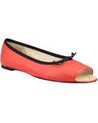 Collection Privée Ballerina Flats With Open-Toe - Lyst