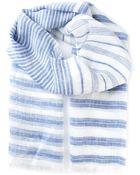 Canali Striped Scarf - Lyst