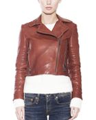 J Brand Aiah Leather Jacket - Lyst