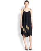 Sachin & Babi Fearless Metallic-Print Trapeze Dress - Lyst