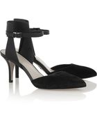 Pour La Victoire Gia Suede And Leather Pumps - Lyst